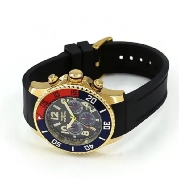 NWT Invicta Pro Diver Men's Watch (29713) 48mm Steel Gold Tone Case, Black Band - Picture 3 of 7